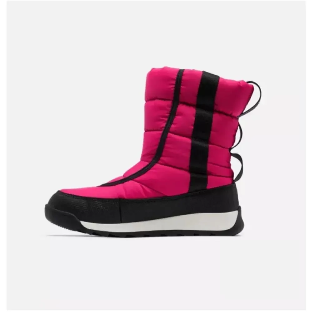 Sorel Kids Cactus Pink Black Youth Whitney™ II Puffy Mid Winter Boot Size 8